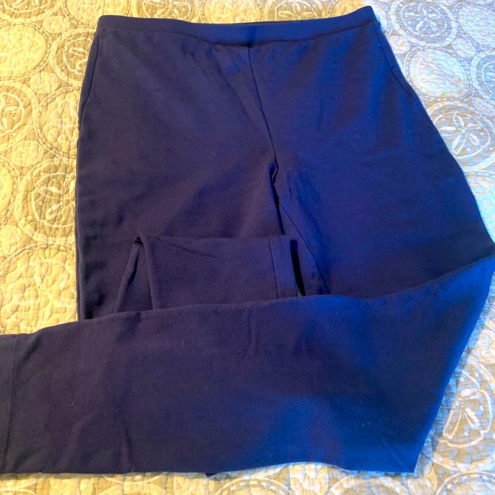 Chicos navy leggings size 1